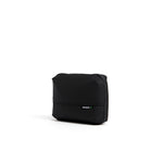 Mueslii tech case, made of PU coated waterproof nylon, color black, side view.