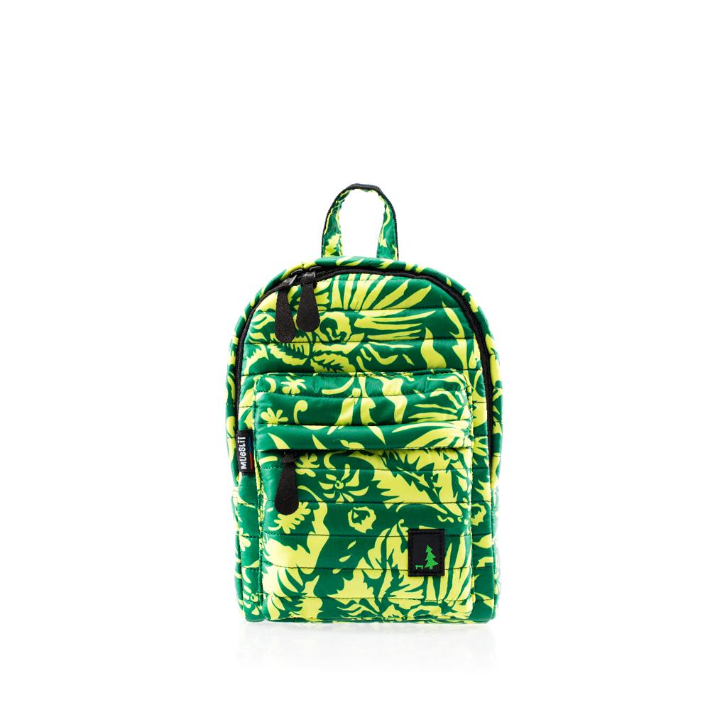 Mueslii original puffer Mini pack made of high density nylon and Ykk zips, limited edition, printed motif.