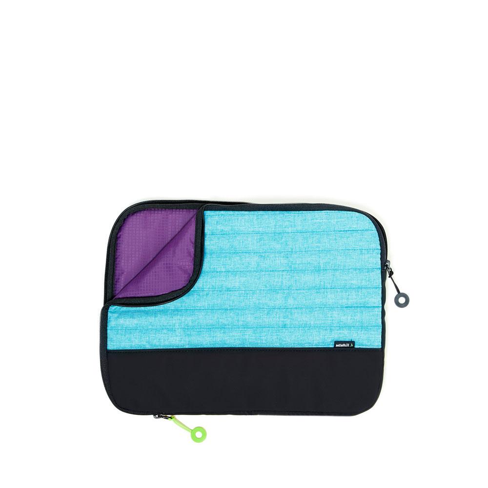 Mueslii 13" padded laptop sleeves made of rip stop nylon and Ykk zips.